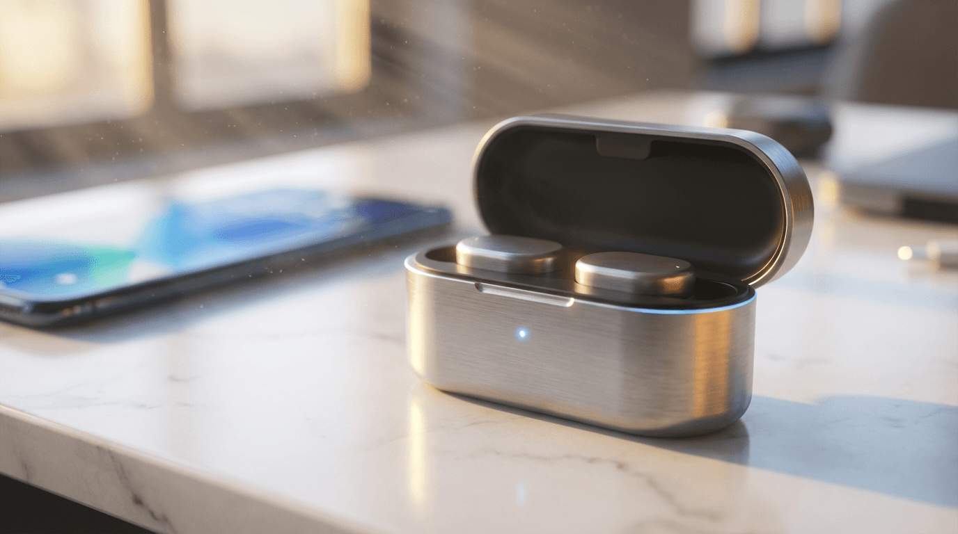 Array of tech gadgets arranged for product comparison